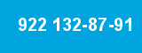 922 132-87-91 922 132-87-91